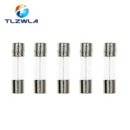 10pcs/lot One Sell 5*20mm 6*30mm Fast Blow Glass Tube Fuses 5x20 6x30 mm 250V 0.5 1 2 3 4 5 6 8 10 15 20 25 30 A AMP Fuse