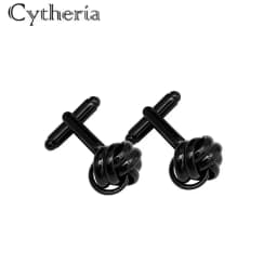 new golden silver black color round ball cufflinks for men jewelry accessories suit gentleman cuff link