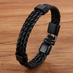 TYO Stainless Steel Men Women Spain Germany France Italy Argentina National Flag PU Leather Bracelets Handmade Jewelry