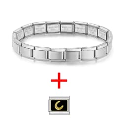 Hapiship New Fashion Women Jewelry 9mm Width Color Stainless Steel Bracelet Bangle Girls Wedding Gift G108