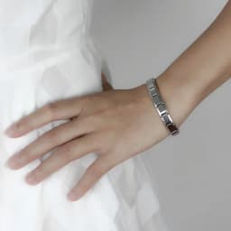 Hapiship New Fashion Women Jewelry 9mm Width Color Stainless Steel Bracelet Bangle Girls Wedding Gift G108