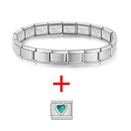 Hapiship New Fashion Women Jewelry 9mm Width Color Stainless Steel Bracelet Bangle Girls Wedding Gift G108
