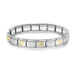 Hapiship New Fashion Women Jewelry 9mm Width Color Stainless Steel Bracelet Bangle Girls Wedding Gift G108