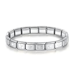 Hapiship New Fashion Women Jewelry 9mm Width Color Stainless Steel Bracelet Bangle Girls Wedding Gift G108
