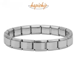 Hapiship New Fashion Women Jewelry 9mm Width Color Stainless Steel Bracelet Bangle Girls Wedding Gift G108