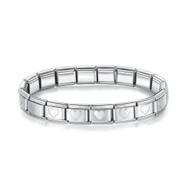 Hapiship New Fashion Women Jewelry 9mm Width Color Stainless Steel Bracelet Bangle Girls Wedding Gift G108