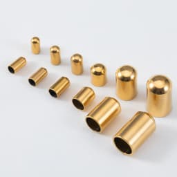 20pcs Gold Color Stainless Steel End Caps Crimp Clasps Cord Tip for Laces Leather Cord for Jewelry Making DIY Findings Supplies