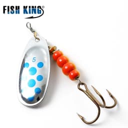 NGB 6 Color 0#-5# Spinner Bait With Treble Hooks 35647-BR Arttificial Bait Fishing Lure
