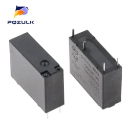 10PCS 5A 4Pin HF46F-5-HS1 HF46F-12-HS1 HF46F-24-HS1 Power Relay A Normally Open 5 12 24 VDC 5A 250VAC