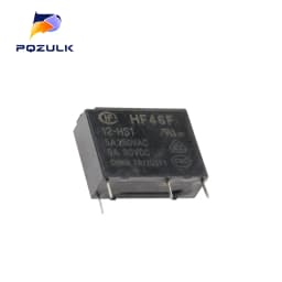 10PCS 5A 4Pin HF46F-5-HS1 HF46F-12-HS1 HF46F-24-HS1 Power Relay A Normally Open 5 12 24 VDC 5A 250VAC