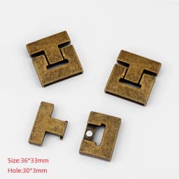 3Sets Alloy Flat Strong Magnetic Clasp Connectors Fitting 15/20/25/30mm Flat Leather Cord For DIY Bracelets Jewelry Making