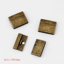 3Sets Alloy Flat Strong Magnetic Clasp Connectors Fitting 15/20/25/30mm Flat Leather Cord For DIY Bracelets Jewelry Making