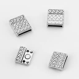 3Sets Alloy Flat Strong Magnetic Clasp Connectors Fitting 15/20/25/30mm Flat Leather Cord For DIY Bracelets Jewelry Making