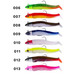 Hunthouse Fishing Soft Barret Minnow Lure 100mm Body T-Tail Silicone Bait Easy Shiner For Bass Pike Tackle Gear Leurre Souple