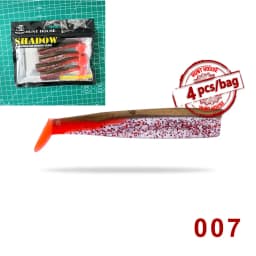 Hunthouse Fishing Soft Barret Minnow Lure 100mm Body T-Tail Silicone Bait Easy Shiner For Bass Pike Tackle Gear Leurre Souple