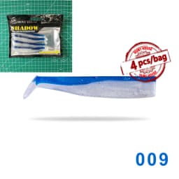 Hunthouse Fishing Soft Barret Minnow Lure 100mm Body T-Tail Silicone Bait Easy Shiner For Bass Pike Tackle Gear Leurre Souple