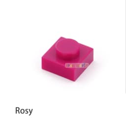 300pcs DIY Building Blocks Thin Figures Bricks 1x1 Dots 25Color Educational Creative Size Compatible With 3024 Toys for Children