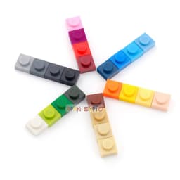 300pcs DIY Building Blocks Thin Figures Bricks 1x1 Dots 25Color Educational Creative Size Compatible With 3024 Toys for Children