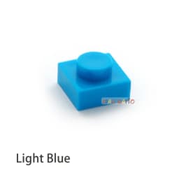 300pcs DIY Building Blocks Thin Figures Bricks 1x1 Dots 25Color Educational Creative Size Compatible With 3024 Toys for Children