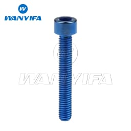 Wanyifa Titanium Bolts M6x 10 15 16 18 20 25 30 35 40 45 50 55 60 65mm Allen Hex Head Screw Fit Headset Cap Mountain Road Bike
