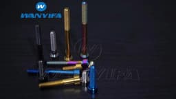 Wanyifa Titanium Bolts M6x 10 15 16 18 20 25 30 35 40 45 50 55 60 65mm Allen Hex Head Screw Fit Headset Cap Mountain Road Bike