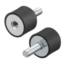 4Pcs M4 M6 M8 Thread Male Female Rubber Shock Absorber Crash Pad Damper Bobbin Mount Anti Vibration Isolator Type VD for Bicycle