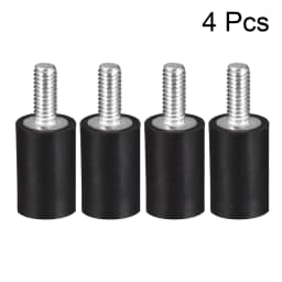 4Pcs M4 M6 M8 Thread Male Female Rubber Shock Absorber Crash Pad Damper Bobbin Mount Anti Vibration Isolator Type VD for Bicycle