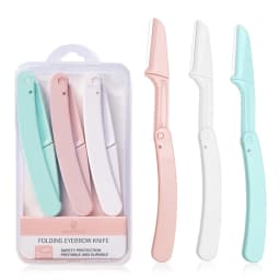 3/5pcs Eyebrow Epilator Sets for Women Makeup Beauty Eyebrows Hair Removal Styling Tool Steel Blade Facial Sourcil Razor Trimmer