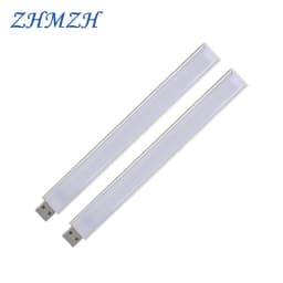 DC5V Mini USB LED Night Light 3LEDs 8LEDs 10LEDs 24LEDs Book Lamp Extension Pole US Plug Adapter For Reading Notebook Power Bank