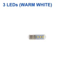 DC5V Mini USB LED Night Light 3LEDs 8LEDs 10LEDs 24LEDs Book Lamp Extension Pole US Plug Adapter For Reading Notebook Power Bank
