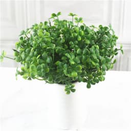 YO CHO Artificial Plastic Plants for Home Garden Decoration Fern Grass Wedding Wall Outdoor Decor Green Leaf Artificial Flowers