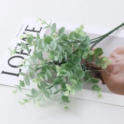YO CHO Artificial Plastic Plants for Home Garden Decoration Fern Grass Wedding Wall Outdoor Decor Green Leaf Artificial Flowers