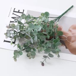 YO CHO Artificial Plastic Plants for Home Garden Decoration Fern Grass Wedding Wall Outdoor Decor Green Leaf Artificial Flowers