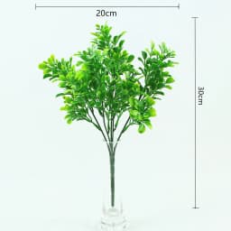 YO CHO Artificial Plastic Plants for Home Garden Decoration Fern Grass Wedding Wall Outdoor Decor Green Leaf Artificial Flowers