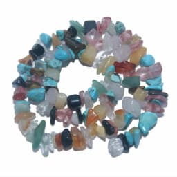 Natural Stone 5-8MM Irregular Shape Freeform Chip Bead Pink Quartz Amethysts Agates Lapis Lazuli For Jewelry Making DIY Bracelet