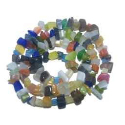 Natural Stone 5-8MM Irregular Shape Freeform Chip Bead Pink Quartz Amethysts Agates Lapis Lazuli For Jewelry Making DIY Bracelet