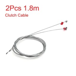 X Autohaux Universal 1.8m Length Metal Clutch Line Cable Wire Brake Accelerator Cable Wire for Motorcycle Scooter Accessories