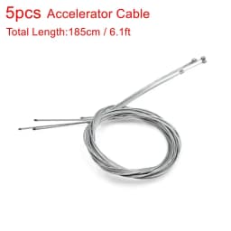 X Autohaux Universal 1.8m Length Metal Clutch Line Cable Wire Brake Accelerator Cable Wire for Motorcycle Scooter Accessories