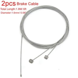 X Autohaux Universal 1.8m Length Metal Clutch Line Cable Wire Brake Accelerator Cable Wire for Motorcycle Scooter Accessories