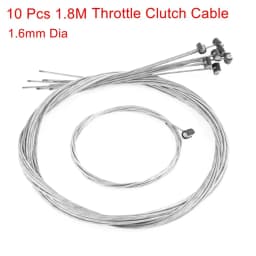 X Autohaux Universal 1.8m Length Metal Clutch Line Cable Wire Brake Accelerator Cable Wire for Motorcycle Scooter Accessories