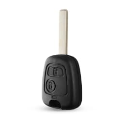 KEYYOU Modified Flip Folding Car Key Shell For Peugeot 307 107 207 407 Citroen C2 C3 Xsara Remote 2 Button Key Case HU83 Blade