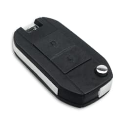KEYYOU Modified Flip Folding Car Key Shell For Peugeot 307 107 207 407 Citroen C2 C3 Xsara Remote 2 Button Key Case HU83 Blade