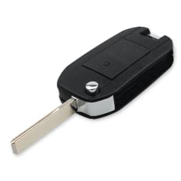 KEYYOU Modified Flip Folding Car Key Shell For Peugeot 307 107 207 407 Citroen C2 C3 Xsara Remote 2 Button Key Case HU83 Blade