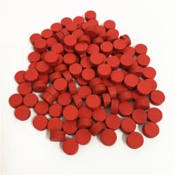 100Pcs Diameter 10*5MM Pawn Wooden Disk Game Pieces Colorful Circle Chips Pawn/Chess For Games Accessories