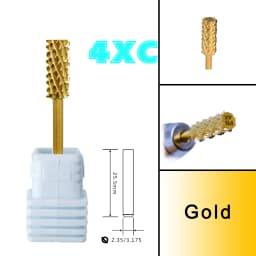 RolinStar 5.35 Small Barrel Silver Steel Carbide Nail Drill Bits Milling Cutter German Accessories