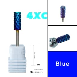 RolinStar 5.35 Small Barrel Silver Steel Carbide Nail Drill Bits Milling Cutter German Accessories