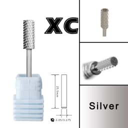 RolinStar 5.35 Small Barrel Silver Steel Carbide Nail Drill Bits Milling Cutter German Accessories