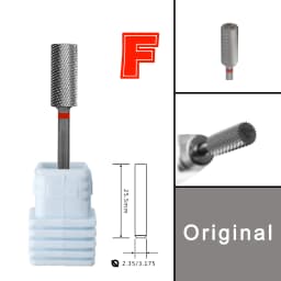 RolinStar 5.35 Small Barrel Silver Steel Carbide Nail Drill Bits Milling Cutter German Accessories