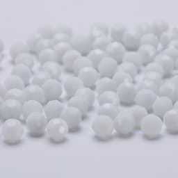 3 4 6 8mm Round Crystal Beads Faceted Transparent Glass Beads Loose Spacer Beads for Jewerly Making Needlework Bracelet Necklace
