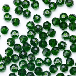 3 4 6 8mm Round Crystal Beads Faceted Transparent Glass Beads Loose Spacer Beads for Jewerly Making Needlework Bracelet Necklace